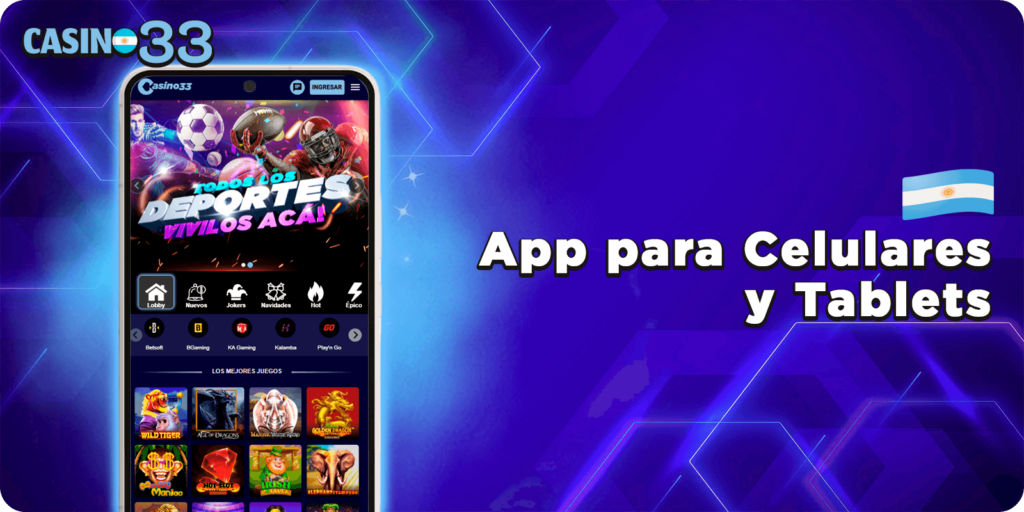 App para Celulares y Tablets